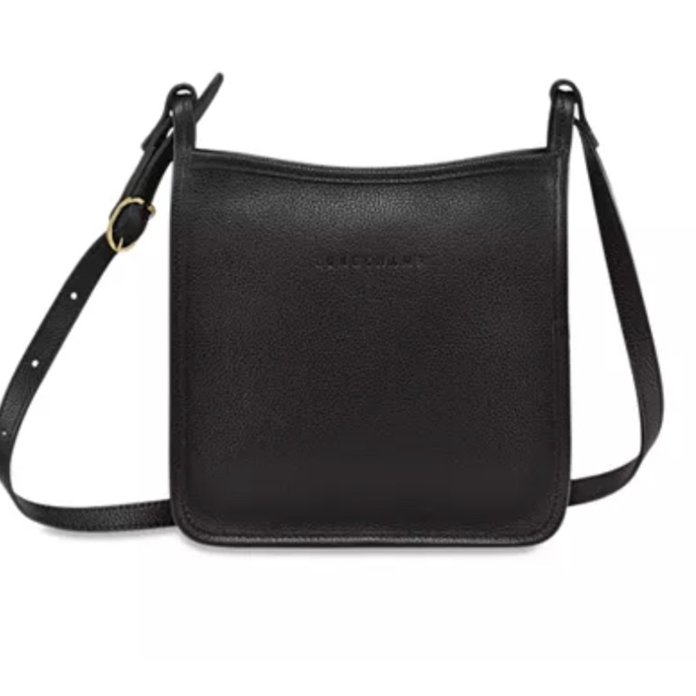 Longchamp Le Foulonne Small Black Crossbody (made in France)